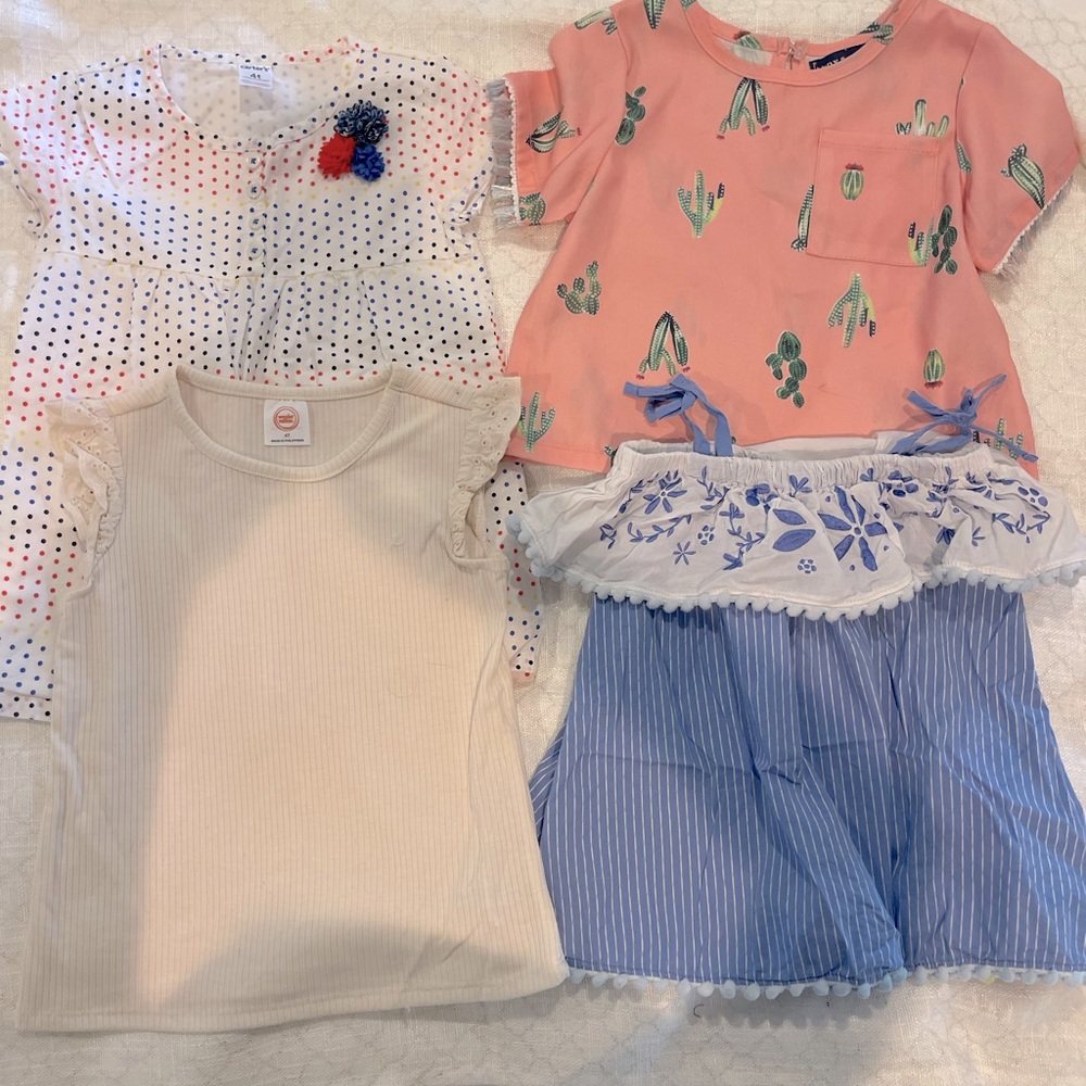 Little girls shirt lot bundle